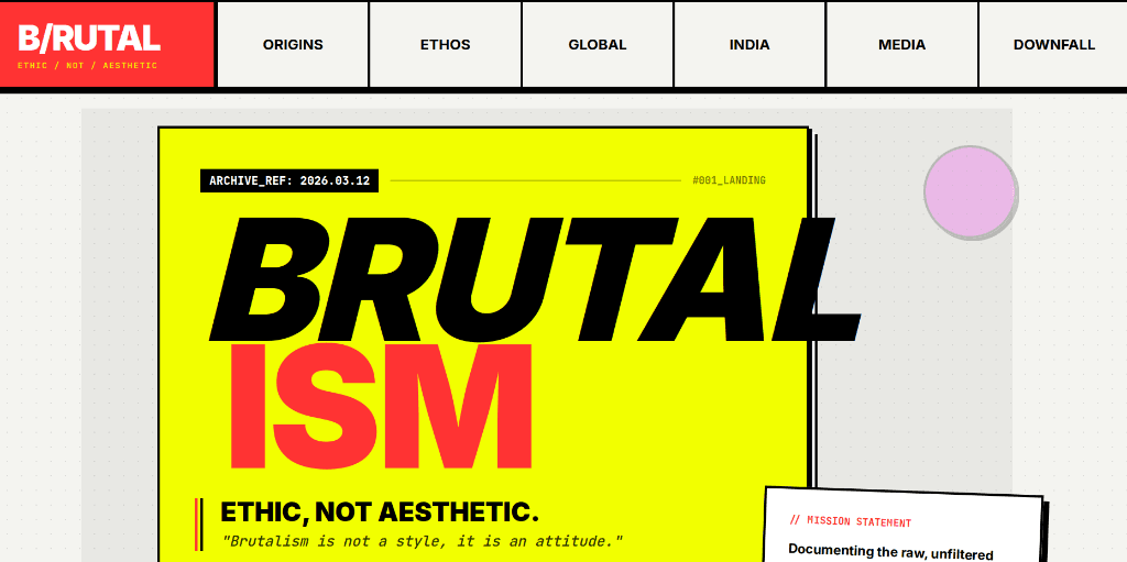 Brutalist screenshot